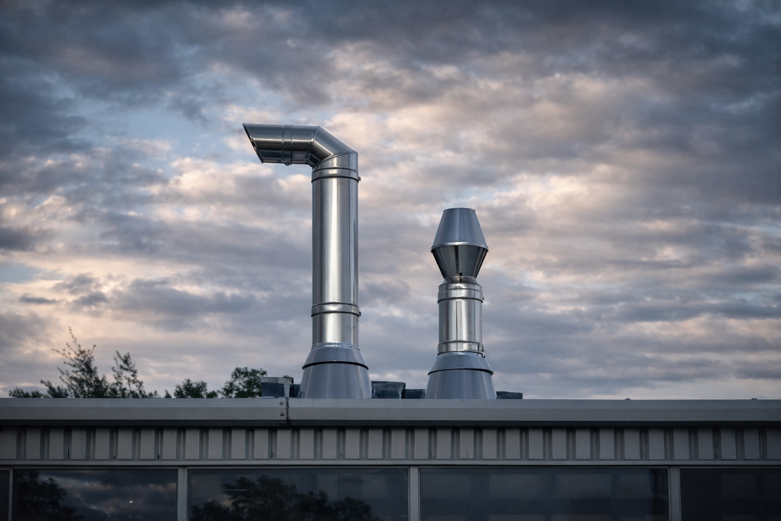 Emissions and chimney systems